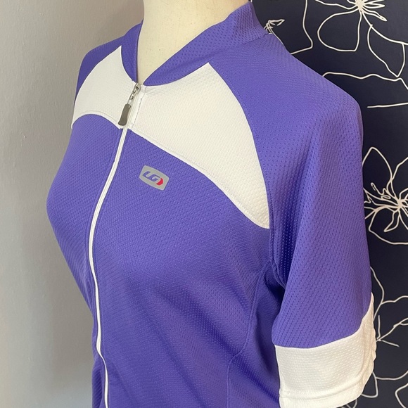 LouisGarneau Women’s Novella 2 Cycling Jersey Top Zipper Purple, Size XL - Picture 2 of 8